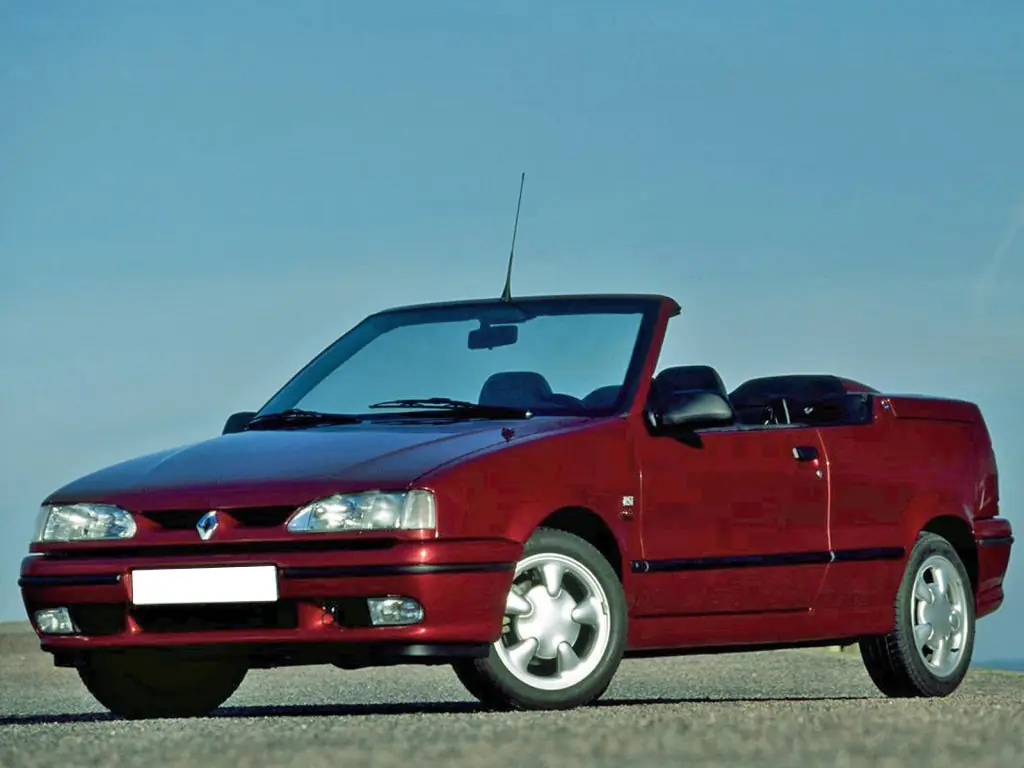 Renault 19 (D53A, D53D, D53V,  D53F,  D53C, D53Y, D53_,  853_) 1 поколение, рестайлинг, открытый кузов (04.1992 - 06.2001)